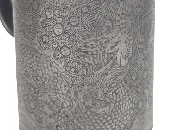 Image 1 of Jarra de peltre Kut Hing Swatow - China - Jarra con pico - Jarra para verter - Peltre - 1890/1900