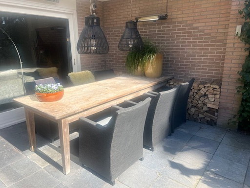 Teak Wooden Garden Table