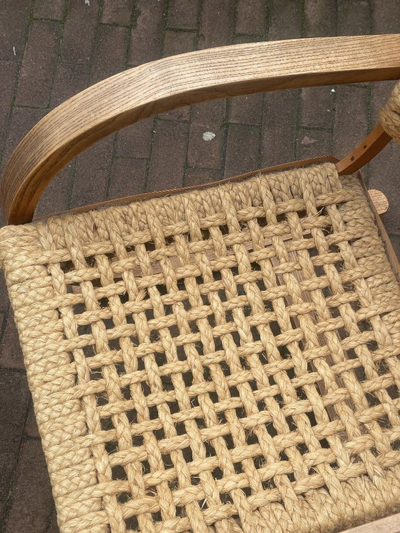 Image 1 of Fauteuil Bas van Pelt 1936 -chaise corde audoux minet