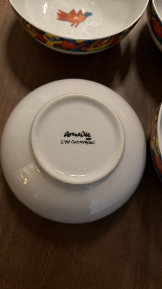 4 Corneille breakfast bowls #design vgc, Crockery, Porcelain, Multi Color (photo 8 of 9)