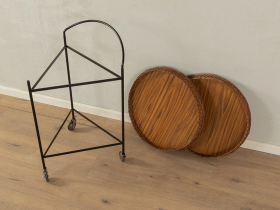 Image 1 of 1960s serving trolley in Scandinavian design