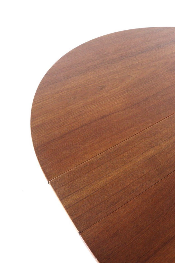 Image 1 of Table de salle à manger pliante en teck danois « Skovlund » vintage