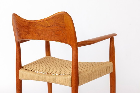 Image 1 of Rare Fauteuil Danois en Teck par Arne Hovmand-Olsen pour Mogens Kold, Vintage 1960