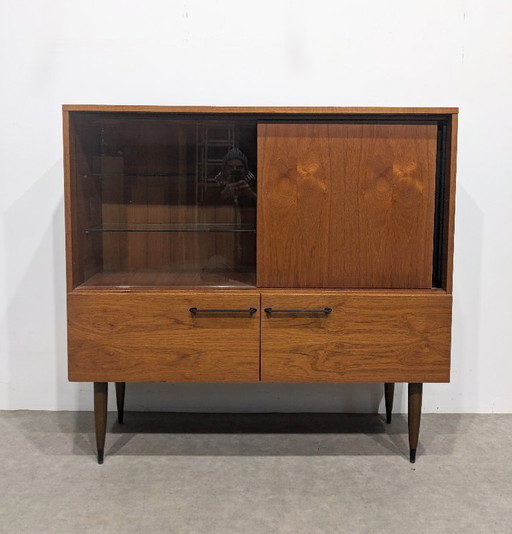 Bar/highboard uit het midden van de vorige eeuw, jaren 60.