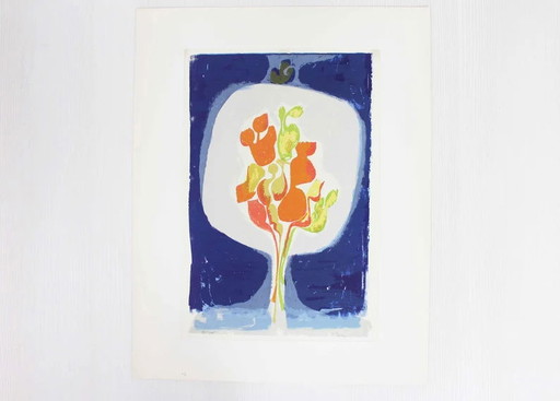 Litografia dell'artista René Myrha 