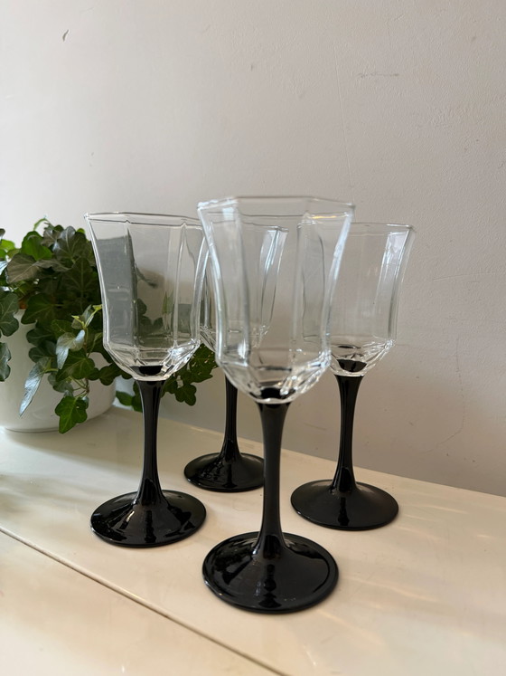 Luminarc Weingläser Modell Octime – Gläser & Karaffe, Glass, Vintage (photo 3 of 6)