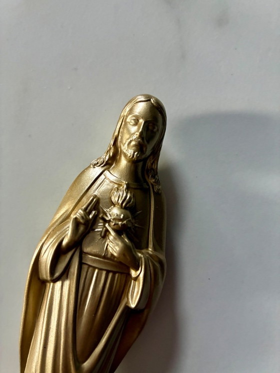 Piccola statuetta religiosa dorata – Oggetti decorativi, Plastic (photo 3 of 6)