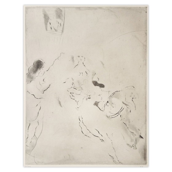 Image 1 of Jules PASCIN Toilette de Bethsabée etching 1980