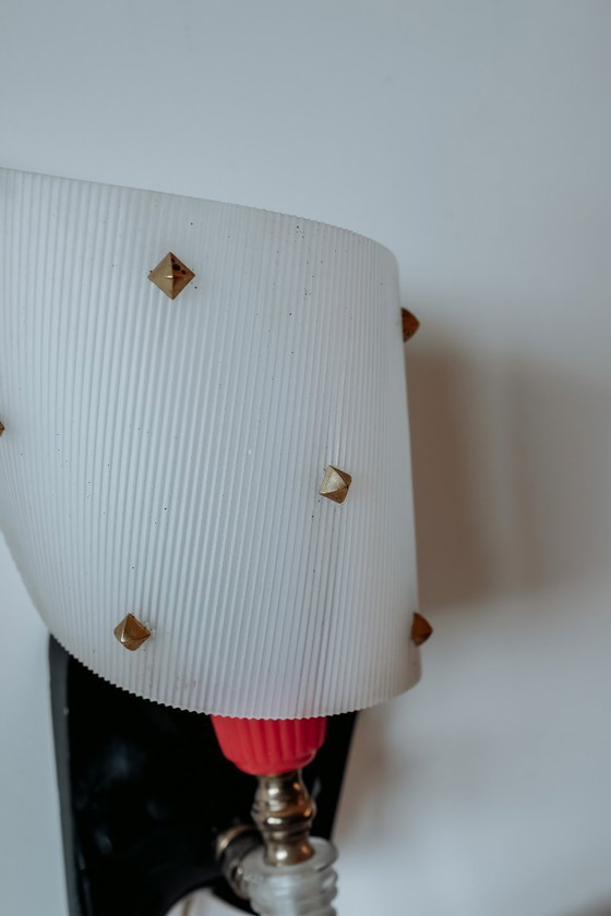 Image 1 of Franse wandlamp van Pierre Guariche, jaren 50