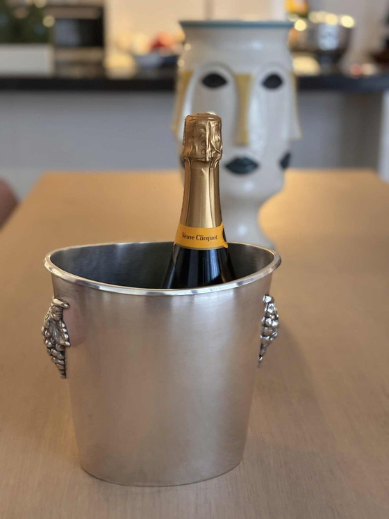 Image 1 of Secchiello per champagne placcato argento vintage: L Ecuyer francese