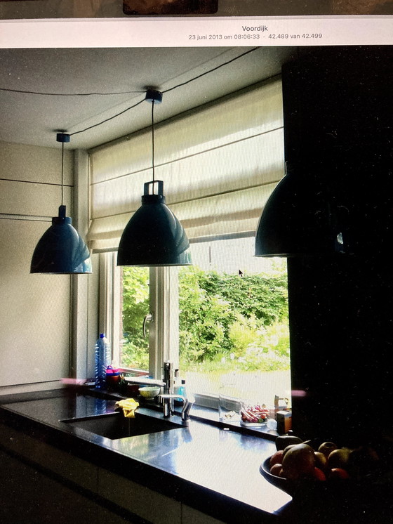 Image 1 of 3 lampade a sospensione Jielde Augustin XL, azzurro, alluminio