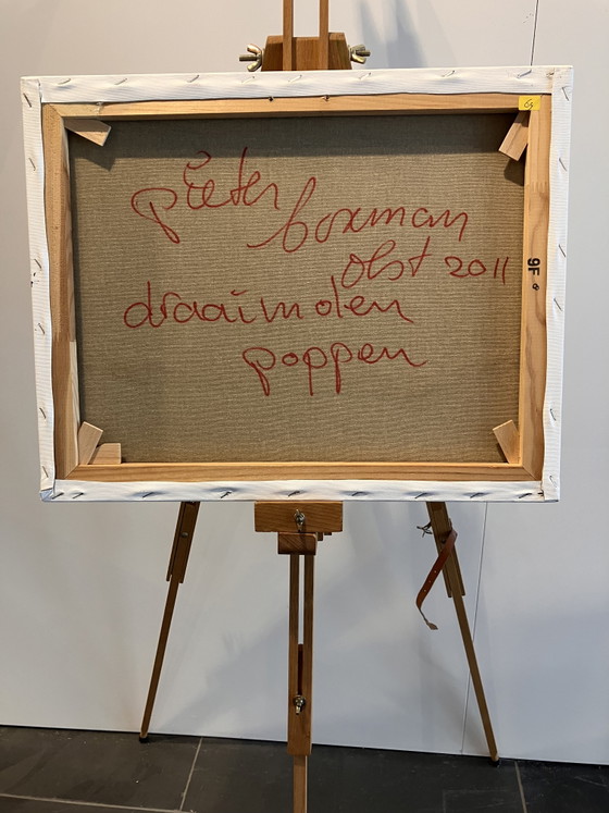 Image 1 of Modernes Gemälde von Pieter Boxman aus dem Jahr 2011: Karussellpuppen