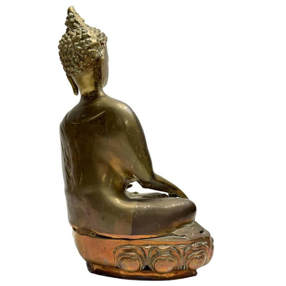 Buda principios del siglo XX bronce – Sino-Tibetano – Bhumisparsha mudra – lote 476 – Esculturas, Bronze (photo 4 of 10)