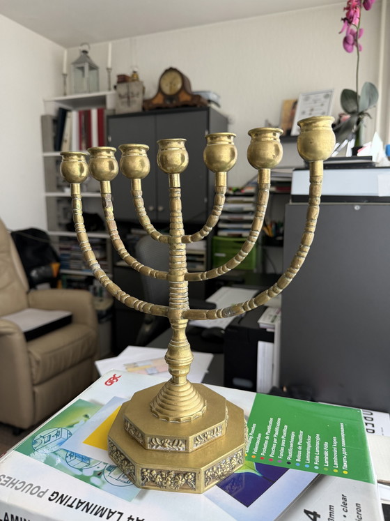 Vintage Candlestick Bronzed Copper – Candle holders (photo 2 of 9)