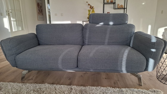 Image 1 of Leolux Nardo sofas (2.5 & 3.5 seats) grey, as good as new.