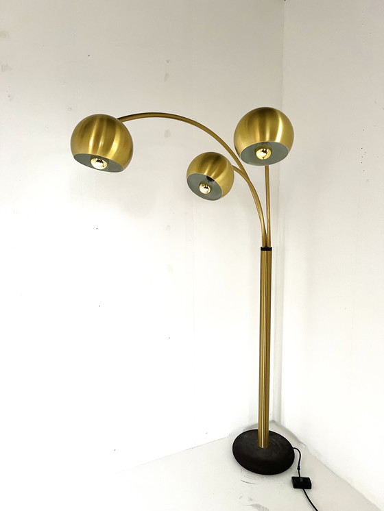 Image 1 of Vintage brass floor lamp, Goffredo Reggiani '70s