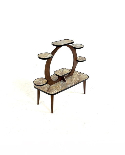 Vintage XL plantentafel ‘60