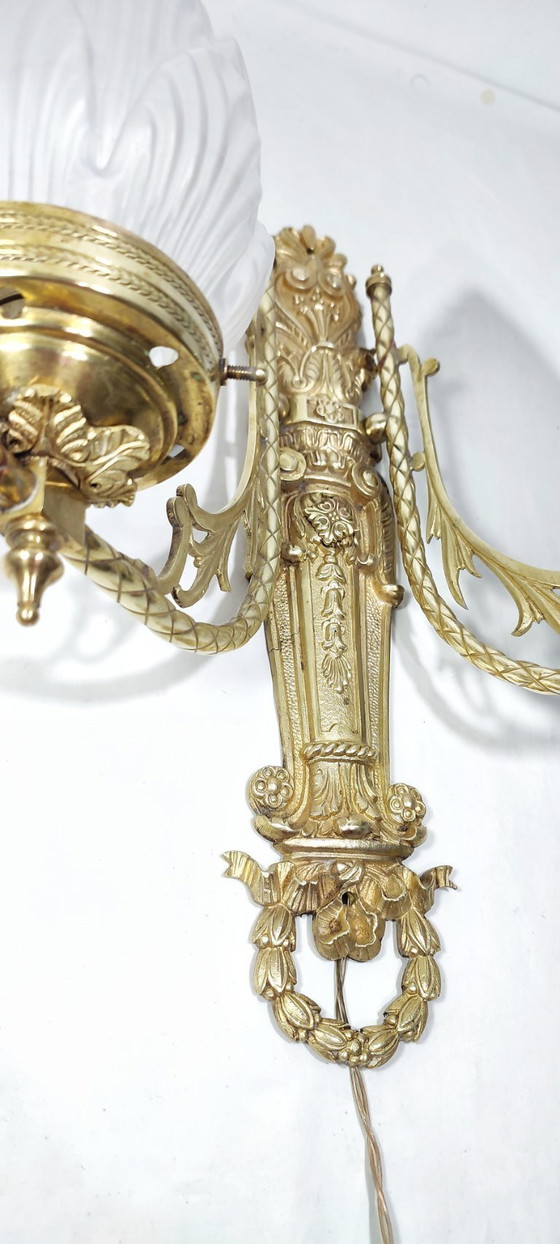 Image 1 of Applique da parete in bronzo, Francia, anni '50