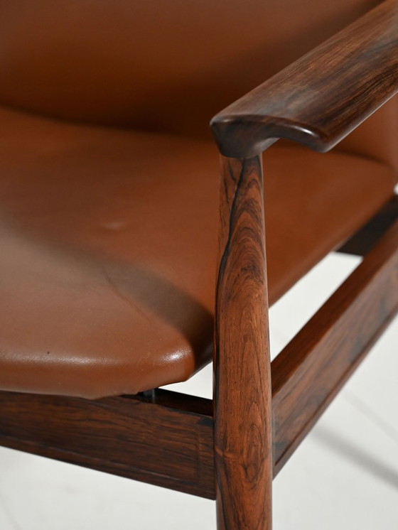 Image 1 of Pair of “Diplomat” armchairs by Finn Juhl