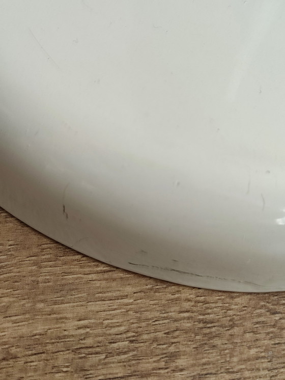 Image 1 of Lampadaire à tubes fluorescents blanc crème années 80