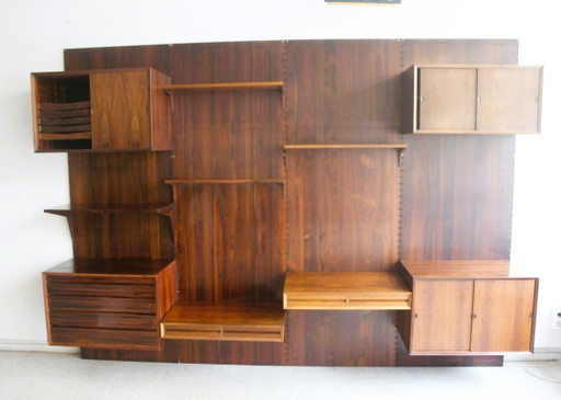 Mueble de pared en palisandro, de Poul Cadovius para Cado, Dinamarca. – wandrek, Wood