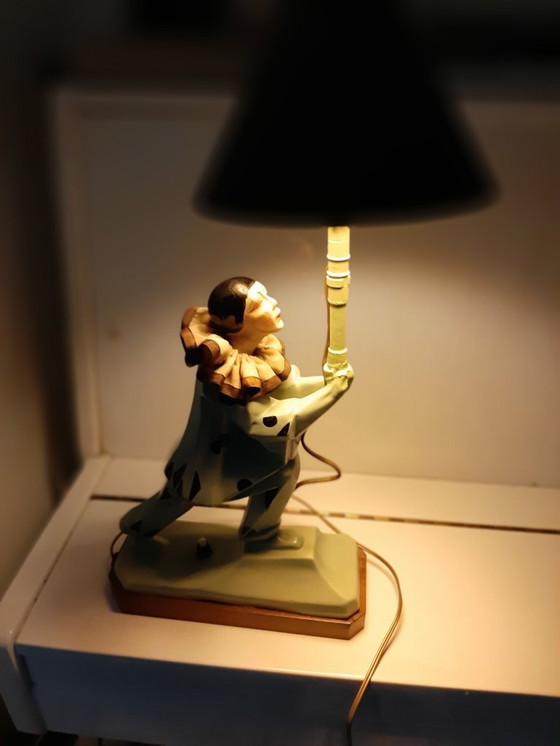 Image 1 of Harlekijn art deco kubistische lamp 1920