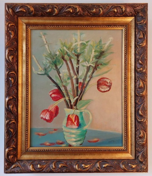 Jan Kagie Senior (1885-1971) - Still Life – schilderijen tekeningen, Canvas