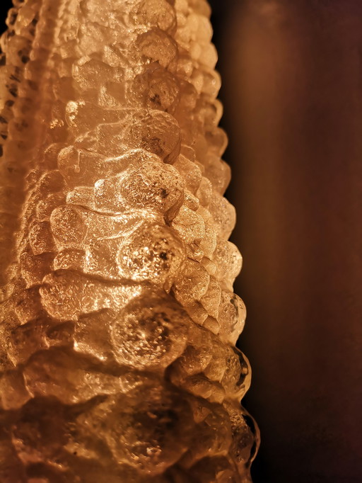 Limburg Glaswerk IJsglazen Bubbel Wandlamp Mid Century