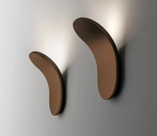 4x Axolight Lik Led Wall Light Bronze Matte