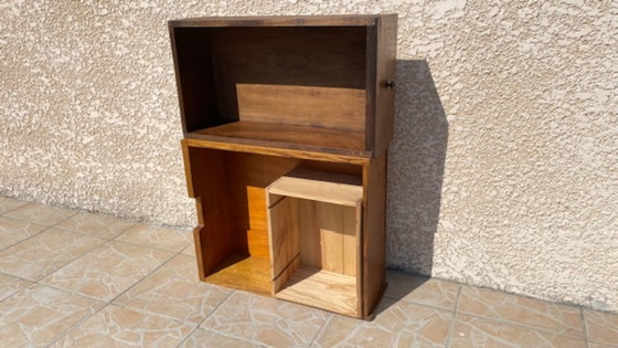 Scaffale Vintage con Cassetti in Rovere Massiccio – Credenze, Wood (photo 5 of 30)