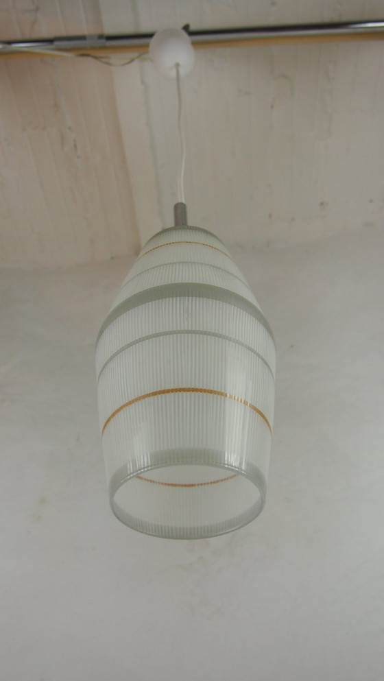 Image 1 of Lampadario a sospensione LUNEL Texture vintage della metà del secolo 1960