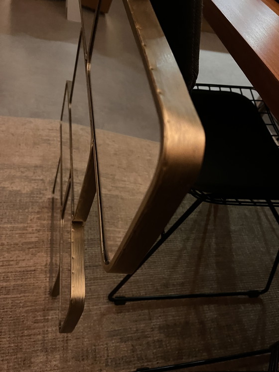 Image 1 of Goudkleurige spiegel mat