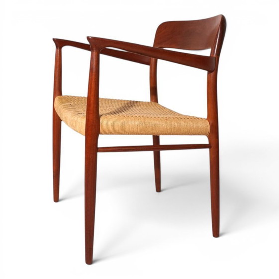 Image 1 of Sedia Møller modello 56 in teak di Niels Otto Møller per J.L. Møllers, 1956