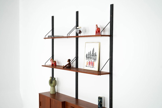 Image 1 of Teak shelving unit, Danish design, 1960s, production: Denmark