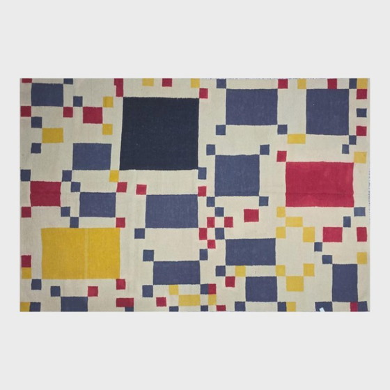 Piet Mondrian Victory Boogie Woogie Handwoven Wool Tapestry Textile Art 79 × 118 in – Rugs & carpets (photo 11 of 11)