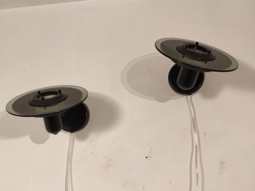 2x Lámpara de pared Steinhauer Space Age UFO