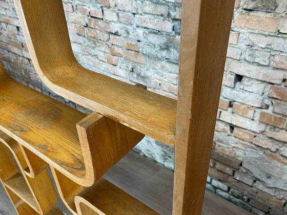 Ludvik Volak Drevopodnik Holesov - Holz | Ludvík Volák, Wandregal, Braun, Modern (Foto 3 von 8)