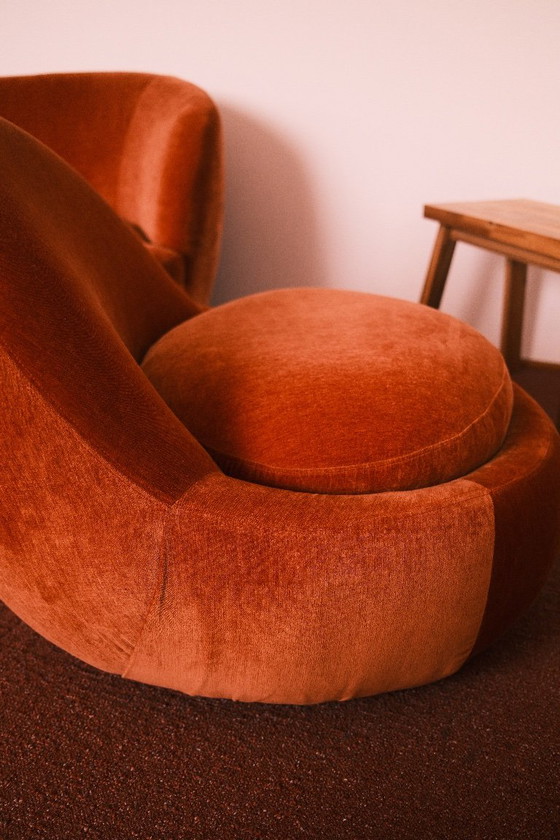 BABETTE Sofa - Sofa Company - Moss Rust - 1-seater – SOFACOMPANY, Armchairs, Polyester (photo 11 of 15)