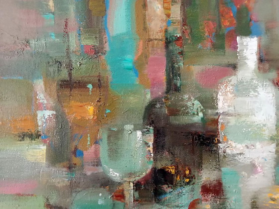 Original Oil Painting Abstract Expressionism Symbolism Still Life – Paintings & Drawings, Canvas (photo 6 of 8)