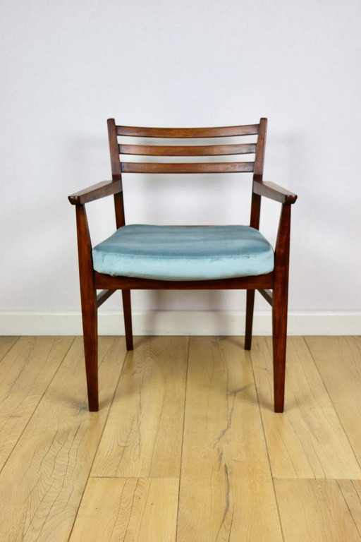 Sillón de oficina vintage - turquesa mar