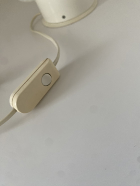 Image 1 of Lampe de table vintage Vrieland - lampe de bureau - années 1970/1980 - métal, blanc