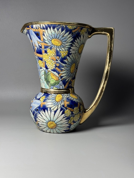 Boch Frères Keramis – Brocca Art Déco di Raymond Chevalier, c. 1930 – Vasi, Ceramic (photo 4 of 13)