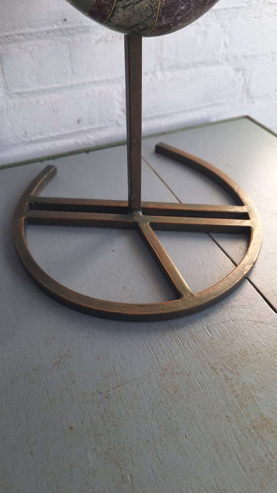 Image 1 of Abstract sculpture face stone/marble Joseph A. de Castro