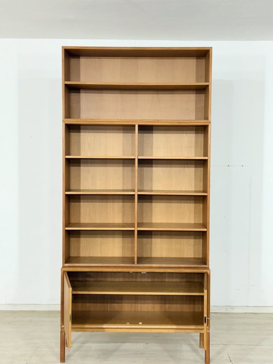 Image 1 of Vintage classic: IKEA MTP shelf / highboard / sideboard – oak – design Marianne Richter