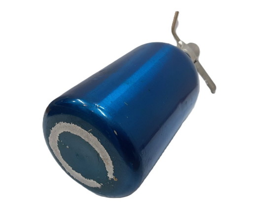 Image 1 of Vintage blue soda syphon