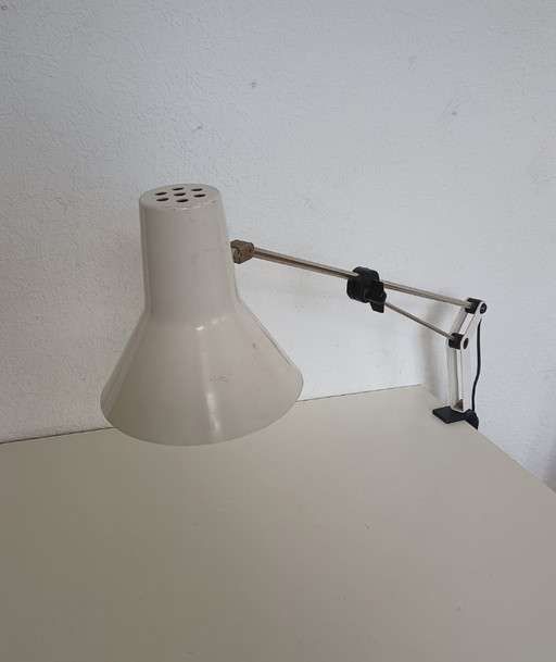 Lampada da scrivania vintage Ikea con morsetto – bureaulampen, Metal, Plastic