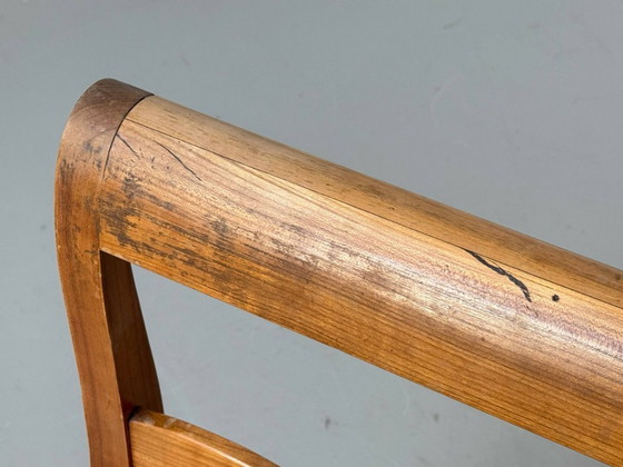 Image 1 of Biedermeier-style cherrywood bench, 1930s