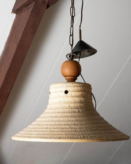 Vintage ceramic pendant lamp