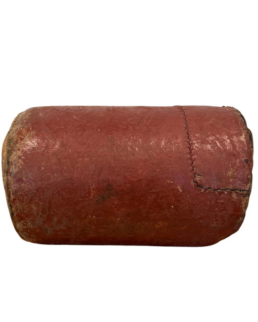 Antique Tibetan Prayer Wheel (Mani Khorlo) – Late Qing Dynasty – With Intact Chinese Inspection Seal