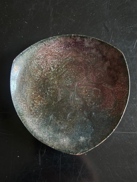 Image 1 of 5 enameled copper bowls